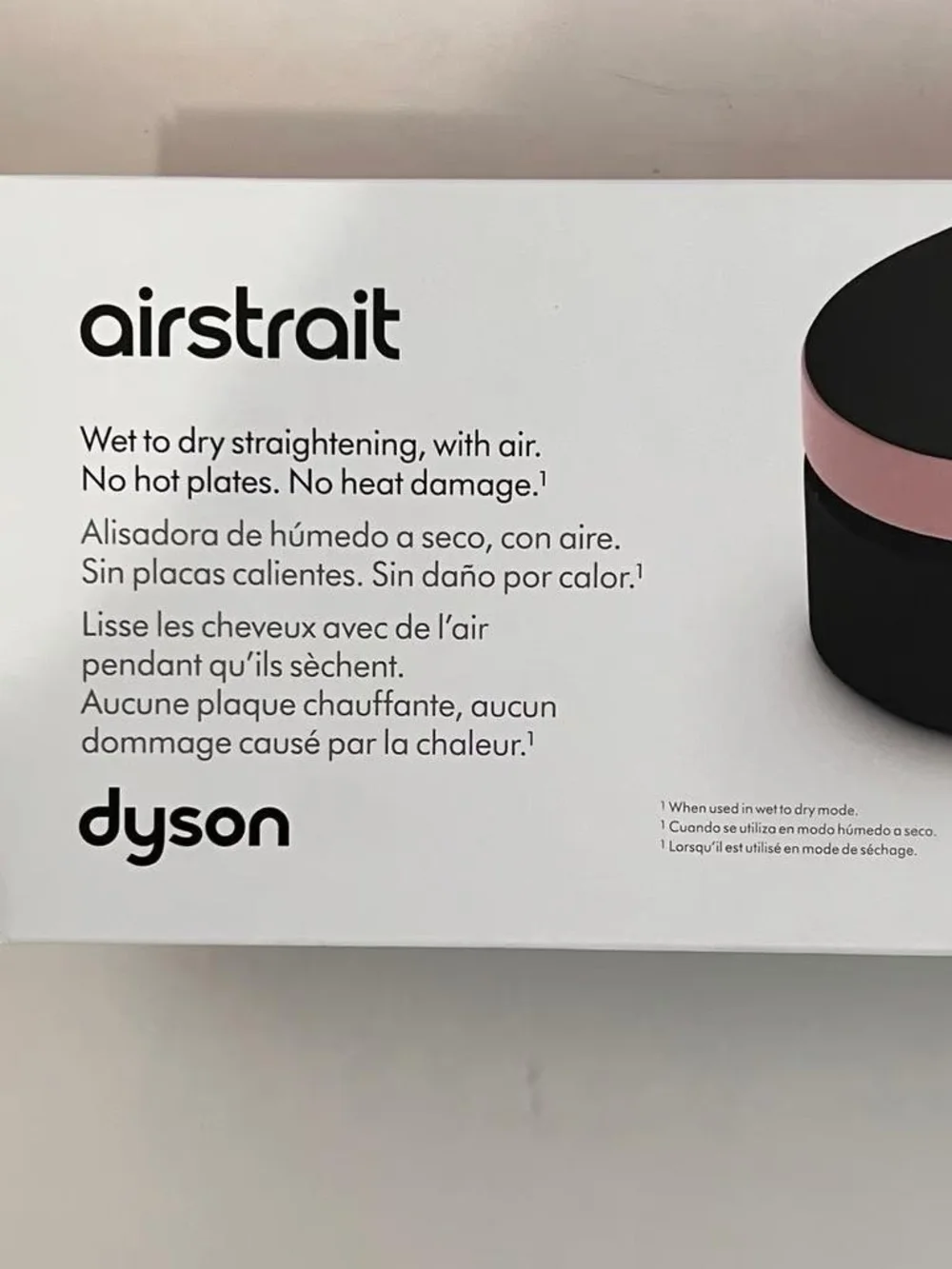 Dyson Airstrait Straightener ( strawberry bronze and blush pink )